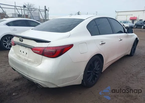 2020 Infiniti Q50 Luxe из США, поврежденный, VIN JN1EV7APXLM206079